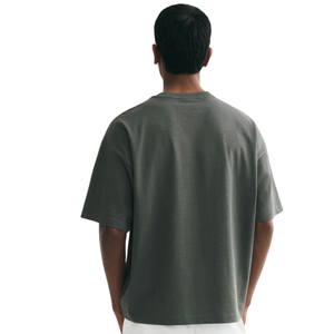 T-shirt en coton coupe oversize, doux, respirant, décontracté, streetwear, coton premium, fabricant OEM ODM, marque privée - Product Image 2