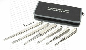ชุดเครื่องมือถอนฟันม้าแบบมืออาชีพ 6 ชิ้น ทำจากเหล็กกล้าไร้สนิมเยอรมัน ใช้ซ้ำได้ สำหรับสัตวแพทย์ - Product Image 2