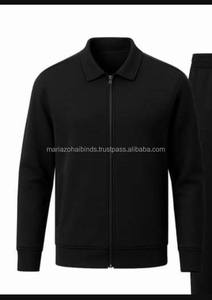 Chándal Informal de Invierno con Capucha, Chándal de Poliéster y Algodón Ecológico, Estampado Sólido, Bordado, Diseño 2 en 1 - Product Image 2