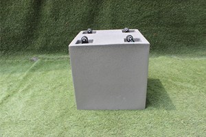 Modern <b>Square</b> FRP Planter Grey Rough dotted Outdoor Garden Flower <b>Pot</b> Classic Style Durable Lightweight Floor Hand Carved - Product Image 6