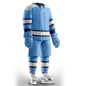Nouvel arrivage : uniforme de hockey sur glace de qualité supérieure pour hommes, durable et confortable, parfait pour l'entraînement et la pratique. - Product Image 4