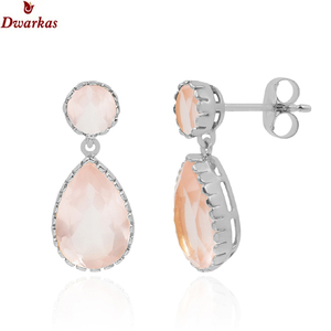 Pendientes de Plata de Ley 92.5 con Diseño de Amatista de Calidad Extrema para Niñas - Regalos para Bodas y Fiestas de Estilo Religioso - Product Image 6