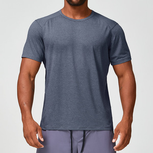 Mens Autumn Quick Drying Breathable Windproof Spandex/Polyester Sports <b>Shirt</b> Fitness Half Sleeve <b>T</b>-<b>shirt</b> Solid Stand <b>Collar</b> - Product Image 3