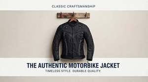 Chaqueta de Motociclista Triarrow Supplies TS-MBJ-01 para Hombre, Casual, Impermeable, Textil, Estilo Universitario, Roja y Negra, Ecológica - Product Image 3