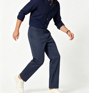 <b>Man</b> Dress Pant Casual <b>Summer</b> Slim <b>Trousers</b> <b>Man</b> Dress Pant Straight Leg Lightweight Breathable Wrinkle Resistant Business Office - Product Image 2
