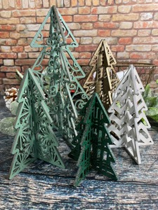 Multicolor Metal Christmas <b>Tree</b> Shape Decorative Showpiece Perfect For Home Office Party And Festive Workspace Table Decoration - Product Image 4