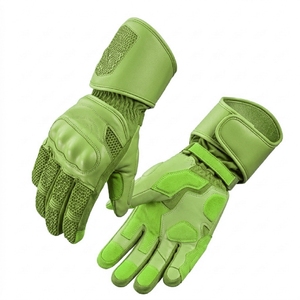 Unisex Youth Leather Full <b>Finger</b> Waterproof Racing Gloves for Winter Off-Road Cycling Mountain Biking Dirt <b>Bike</b> Road Racing - Product Image 1