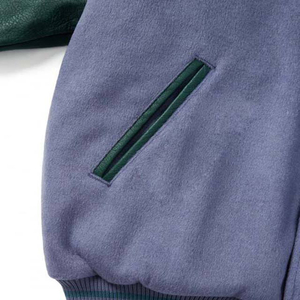Veste universitaire tendance pour femme, vestes Letterman personnalisées OEM ODM, vêtements de sport décontractés, veste de baseball en polaire, style automne-hiver - Product Image 4