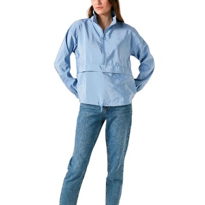 Best Quality Wholesale Men's Plus Size <b>Summer</b> Windbreaker <b>Jacket</b> Stand <b>Lightweight</b> Breathable Zip Color Block Waterproof <b>Jacket</b> - Product Image 4