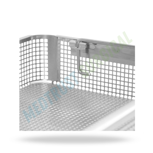 Special Size Sterilization <b>Basket</b> Stainless Steel Surgical Instrument Tray Medical Autoclave <b>Storage</b> <b>Basket</b> - Product Image 4