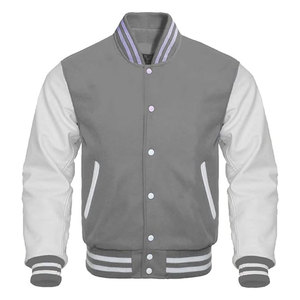 Manufacturer Custom Logo <b>Leather</b> Varsity Baseball <b>Jacket</b> for <b>Men</b> Winter Bomber <b>Leather</b> Varsity <b>Jacket</b> at Wholesale Price - Product Image 6