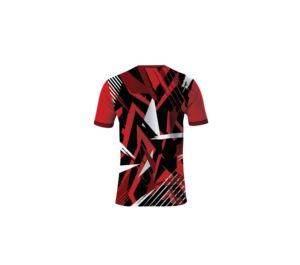 T-shirt en jersey uni à sublimation, en polyester doux, à manches courtes, avec motif graphique, design personnalisé, décontracté, séchage rapide, imprimé sur le devant - Product Image 6