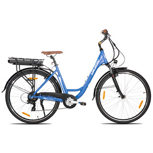 Bicicleta Eléctrica Urbana <span class=keywords><strong>JOYKIE</strong></span> a Buen Precio, 7 Velocidades, Motor de 250w 36V, con Doble Freno V, Bicicleta Eléctrica en la UE - Product Image 2