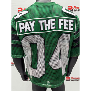 Maillot de football rétro personnalisé chemise recadrée haut Sport maillot d'entraînement d'équipe surdimensionné mode maillot américain en maille Football - Product Image 6