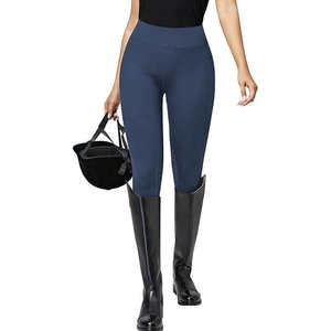 Pantalons d'équitation OEM personnalisés en Spandex/Nylon avec fermeture éclair, taille mi-haute, longueur cheville, imperméables et à séchage rapide - Product Image 6