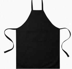 Orange Non Woven <b>Apron</b> <b>Disposable</b> Food Service <b>Apron</b> With Pocket For Restaurant Bar Kitchen - Product Image 3