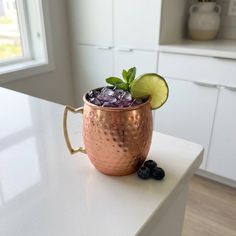 Juego de tazas de cobre para servir, modelo Marina Sunset, tazas para bebidas hechas a mano, tazas premium para cócteles, acabado duradero - Product Image 5