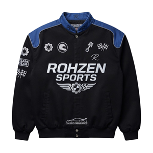 Chaqueta Bomber Unisex con Cierre Completo, Bordado Personalizado, Verano, % Algodón, Anti-UV, Moda Urbana, Motorsport, OEM, ODM - Product Image 1