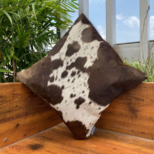 2025 New Luxury Design Genuine Hair-On Cowhide Leather Pillow <b>Covers</b> Home Decor Square Pillowcase <b>Sofa</b> Luxury Cushion <b>Cover</b> - Product Image 4