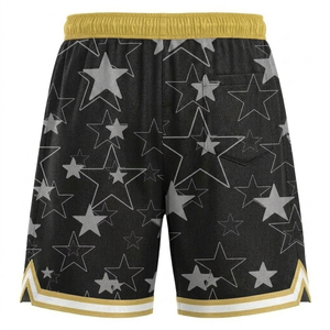 Shorts de sport décontractés pour hommes en toile respirante à séchage rapide, style hip-hop, 100 % coton, vente en gros - Product Image 2