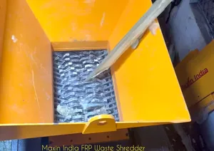 Broyeur de plastique FRP tendance à double arbre semi-automatique, tension électrique 415 Volts, machines de broyage de plastique - Product Image 6