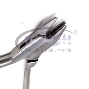 Alicates de punta plana Adam para formar bucles y doblar alambre, de acero inoxidable, para uso dental, ortodoncia, protesis y cirugía, color rosa. - Product Image 4