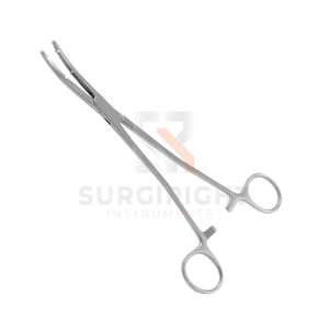 Pinze Heaney <span class=keywords><strong>Kanter</strong></span> per Histerectomia, Strumento Chirurgico Ginecologico in Acciaio Inossidabile, Pinze Curve per Pinzatura Tessuti di SurgiRigh - Product Image 1