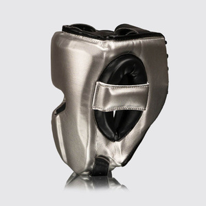 RTS Wholesale Price Pu Leather Universal Men's <b>Head</b> Guard Breathable Custom Made Logo <b>Training</b> <b>Head</b> Gear Protector AI-HG-36 - Product Image 2