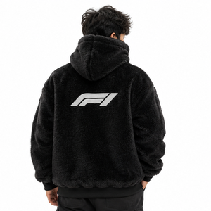 Wholesale Oversized Custom <b>Zip</b> Up Face Cover Hood Jacket Winter Streetwear Cargo <b>Pocket</b> Oversized Men's Cotton Fleece <b>Hoodies</b> - Product Image 2