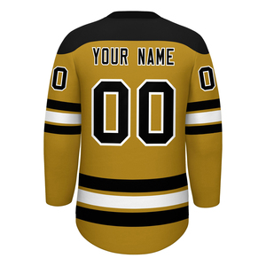 Camiseta de Hockey sobre Hielo Estilo Retro, Cuello Vintage, Diseño Clásico, Colores Personalizados del Equipo, Camiseta Deportiva Personalizada de Hockey sobre Hielo - Product Image 6