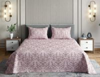 Drap de lit moderne en microfibre ultra douce de qualité supérieure, 120 GSM, avec un nombre de fils de 300, écologique et élégant pour la chambre à coucher
