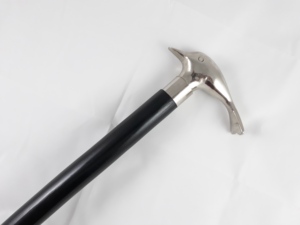 Bastón de madera con incrustaciones de latón, cuencos de hilo floral y gato caprichoso, diseños de cerámica y madera hechos a mano para artesanos de AYAANS - Product Image 4