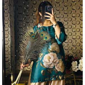 เสื้อผู้หญิงพิมพ์ลายดิจิทัลชุดปาร์ตี้ - Product Image 3