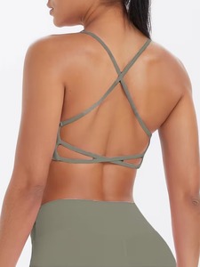 Soutien-gorge de sport élégant multi-positions sans armatures, confortable, dos nu, extensible, pour l'entraînement - Product Image 3