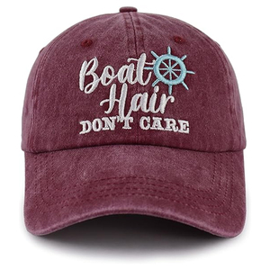 Wholesale Rate Newest Washed Cotton Burgundy Color Premium Quality Vacation Headwear For Boating & Sailing Beach Baseball <b>Cap</b> - Product Image 1