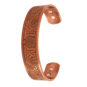 Pulsera de Cobre Sólido Hecha a Mano, Ajustable, Accesorio de Joyería, Calidad de Exportación, Venta al Por Mayor - Product Image 2