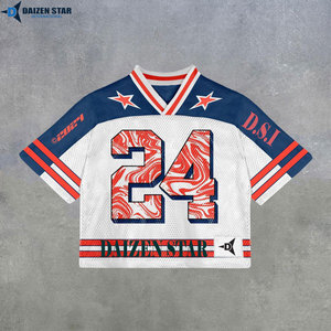 Camiseta de Fútbol Ligera de Malla Transpirable de Secado Rápido, Manga Corta, Estampada, Ropa de Entrenamiento de Fútbol, Diseño Personalizado - Product Image 5