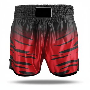 Low MOQ Custom Logo Customizable Design for Martial <b>Arts</b> <b>Sets</b> Kickboxing Short Adult Kickboxing Competition Wear - Product Image 3