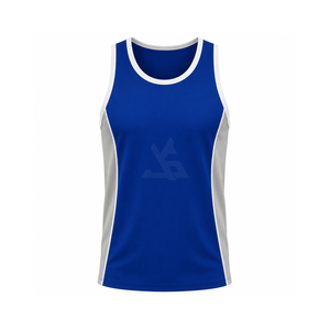 Débardeur de sport tricoté léger et respirant pour homme, grande taille, anti-transpiration, style formel, pour l'entraînement et la course à pied - Product Image 1