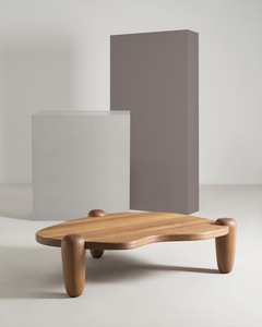 Mesa de Centro de Madera Hecha a Mano, Ecológica y Moderna para Sala de Estar - Product Image 1