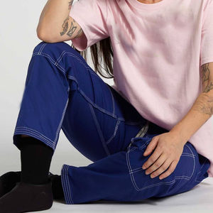 Pantalones de Jiu Jitsu Brasileño Azules, Diseño Más Reciente 2026, Precio al por Mayor, con Costuras Resistentes, Ropa de Artes Marciales - Product Image 5