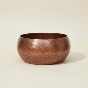 Designer Copper Bowl <b>Combining</b> Classic Craftsmanship With Contemporary Style For Home And Restaurant Use - Product Image 3