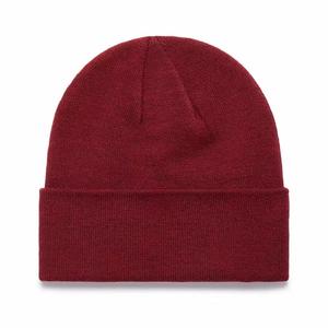 Pink Unisex <b>Beanie</b> Hat Solid Color Knit Winter Cap Casual Style 100% Acrylic Computer Knitted for Adults - Product Image 4