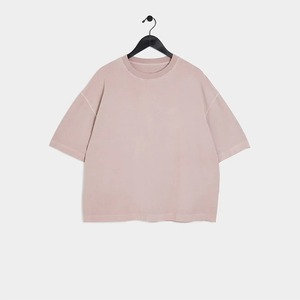 New Arrival Men's <b>Boxy</b> <b>T</b>-<b>Shirts</b> OEM Supply Solid Neck 100% Cotton Knitted Jersey Drop Shoulder Oversized Printed Quick Dry - Product Image 5
