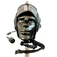 Nuevo Casco de Piloto de Cuero Jupitor Modelo JTLH876 250g con Certificación ISO9001, Muy Cómodo, Pieza de Aviación para Pilotos de Helicópteros Rusos