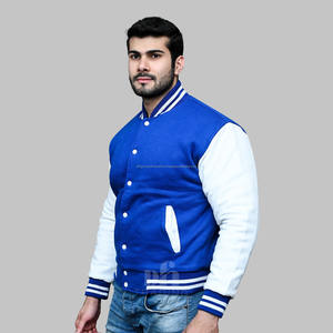 Custom Varsity Chaquetas de alta calidad de algodón de lana Letterman béisbol Plus Size Jacket - Product Image 6