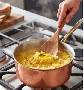 Juego de cubiertos de bambú premium de 7 piezas con diseño elegante, juego de cubiertos perfecto para mesas de eventos, utensilios de cocina y uso diario. - Product Image 4