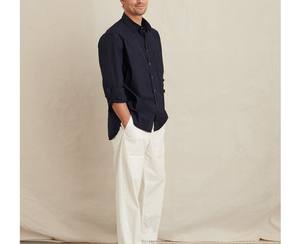 Chemise boutonnée homme tendance, prix bas OEM, nouvelle mode, super qualité, logo/couleurs personnalisées, chemise boutonnée très tendance et légère. - Product Image 2