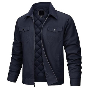 Veste d'hiver pour homme de haute qualité 100% coton, respirante, écologique, avec logo sur le devant - Product Image 1