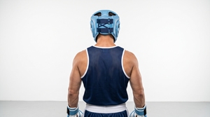 Dumela International – Protection de tête unisexe en cuir de vachette respirant, personnalisable avec logo, fermeture auto-agrippante, protection de base de haute qualité - Product Image 4
